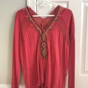 Sequin Free People blouse